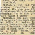 Presentación en el Odeon Cinema y la suspensión de la licencia de Paul 19630826_mccartney-driving-ban-report