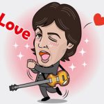 Paul McCartney tiene sticker en "Line"