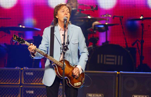 Paul McCartney se presenta en Lubbok, Texas