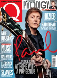 Paul en la portada de la revista Q