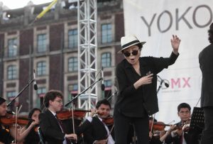 Yoko Ono lleva su arte a Mexico