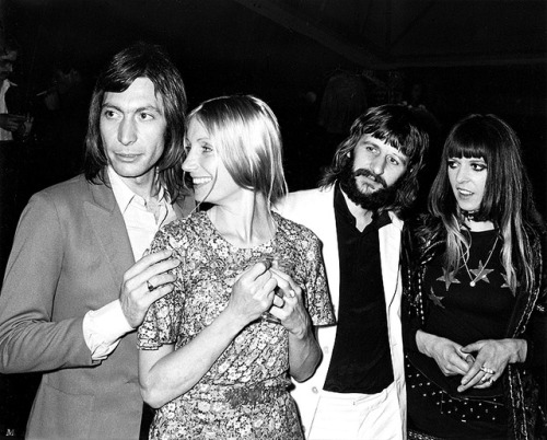 Ringo y Paul asisten a la boda de Mick Jagger