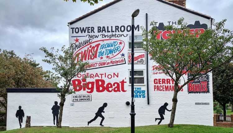 Un nuevo mural de Los Beatles en New Brighton