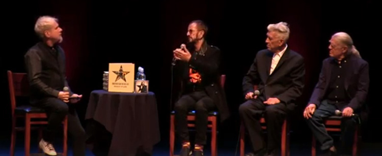 Ringo Starr participa de un conversatorio sobre su libro Another Day in the Life