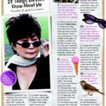 Yoko Ono enlista las 25 cosas que no sabes de ella 20160224_yokousweekly